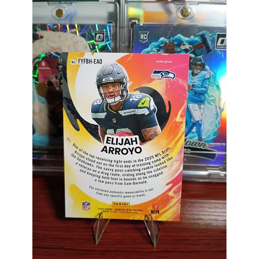 2025 Panini Donruss Optic - First Year Fresh Elijah Arroyo #FYFBH-EAO Blue Hyper